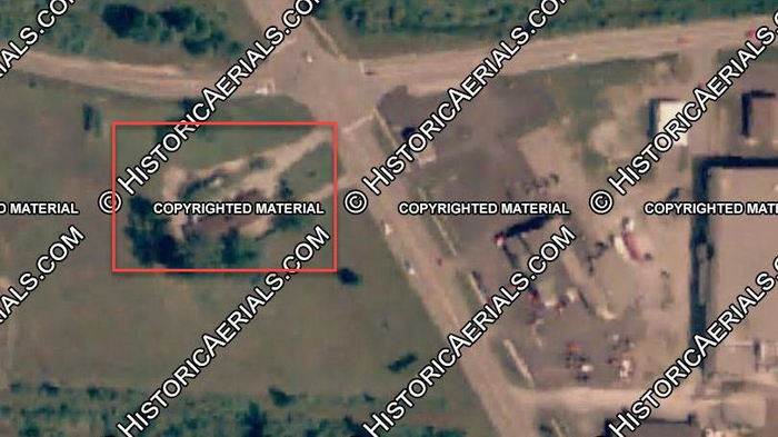 Paul Bunyan Motel - 2005 Aerial (newer photo)